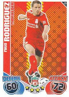 Maxi Rodriguez Liverpool 2010/11 Topps Match Attax #171